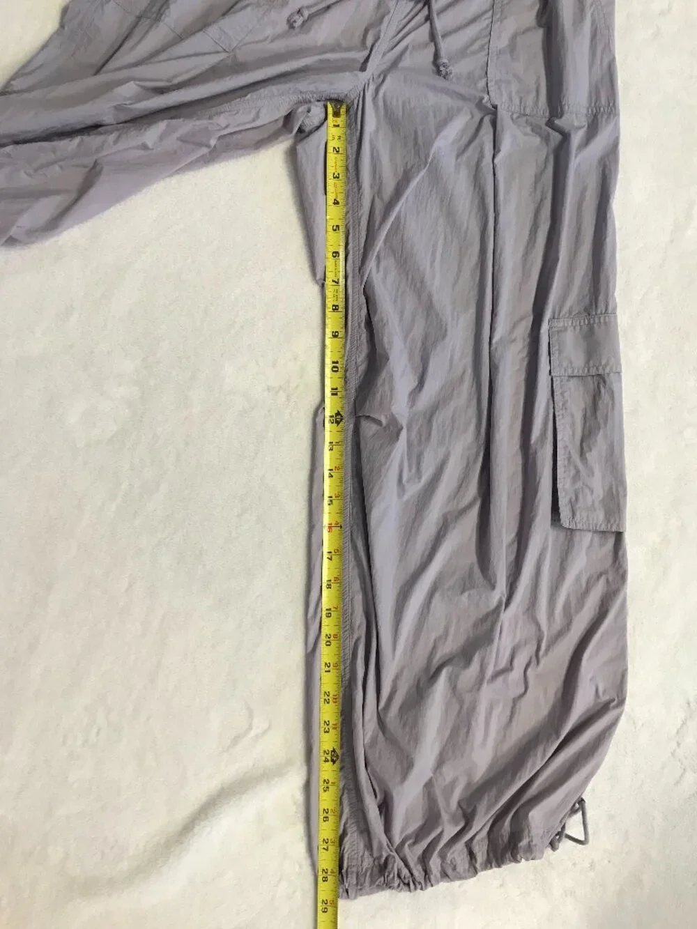 Anthropologie Light Lavender Cargo Joggers - Picture 6 of 9
